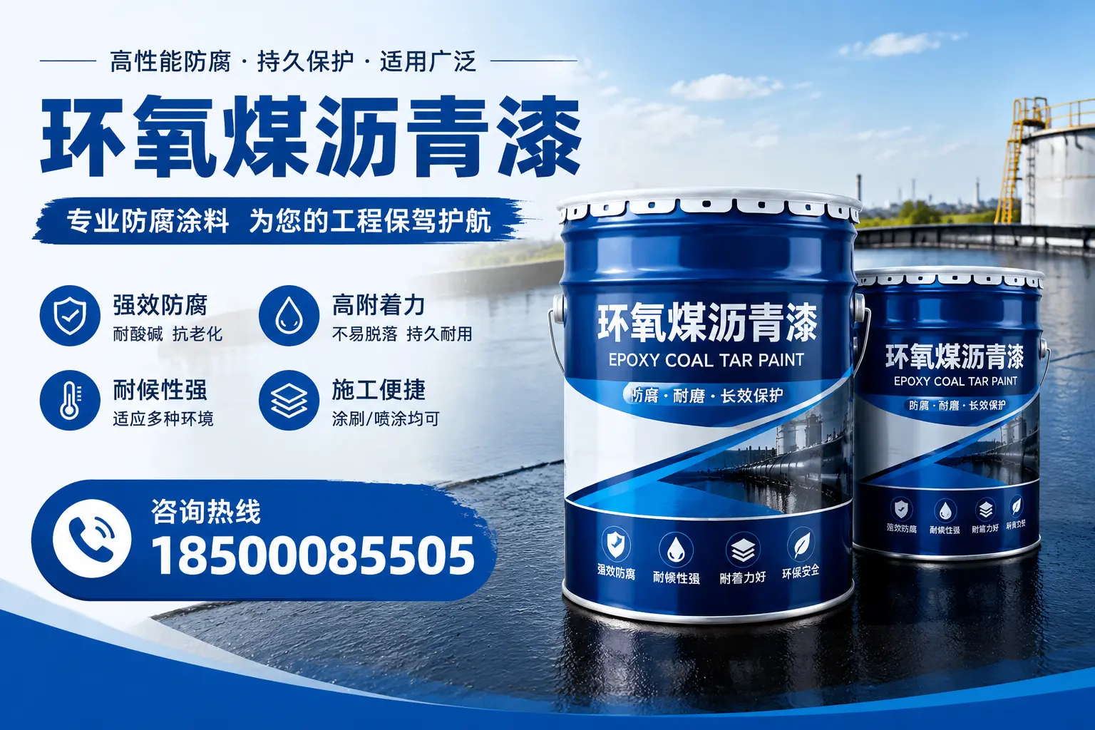 环氧煤沥青漆与其他漆类的比较，中原用户的选择依据
